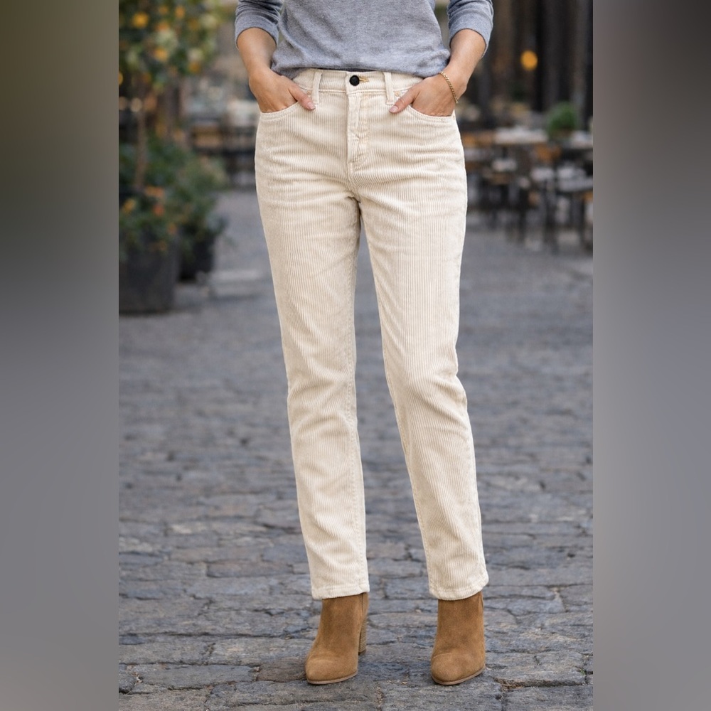 Corduroy Club Monaco - Women’s Off White Corduroy Jeans size 27 - skinny